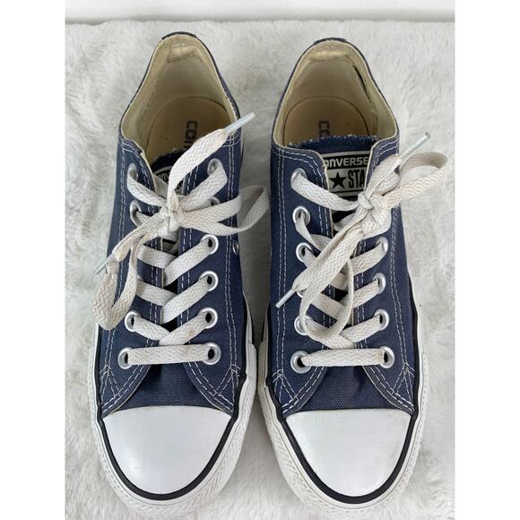 Converse Chuck Taylor All Star Low Top W9697 Blue Fabric Women’s Size 7.5 - Picture 7 of 8